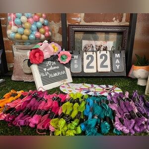 52 individual loops and thread 10 yd